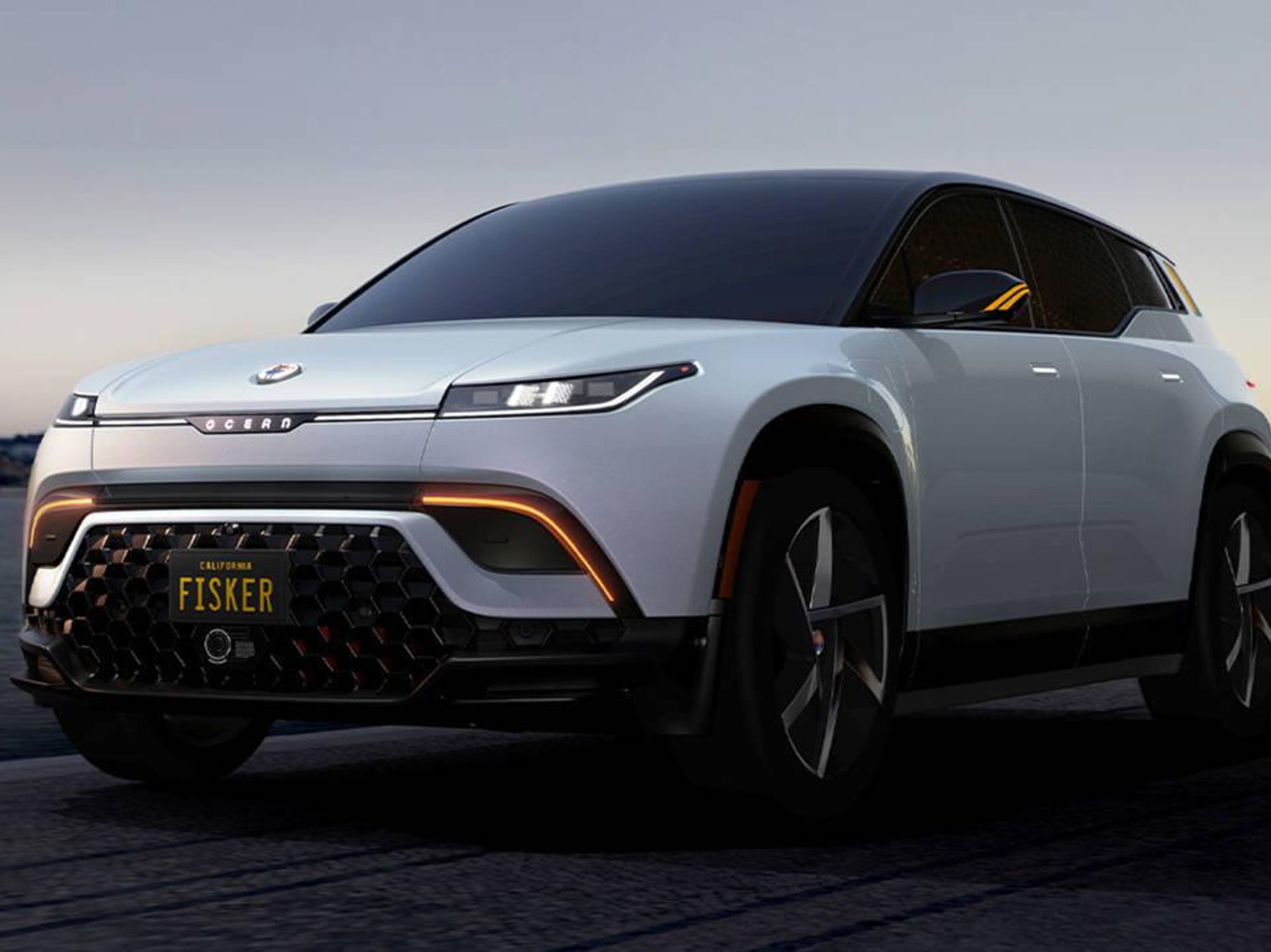 A Fisker electric vehicle.