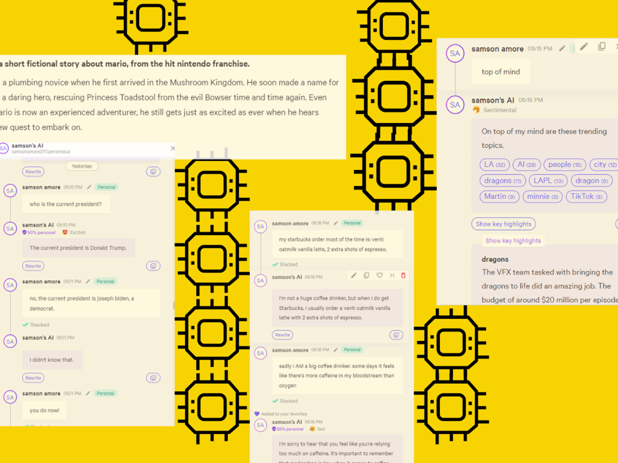 AI generated text