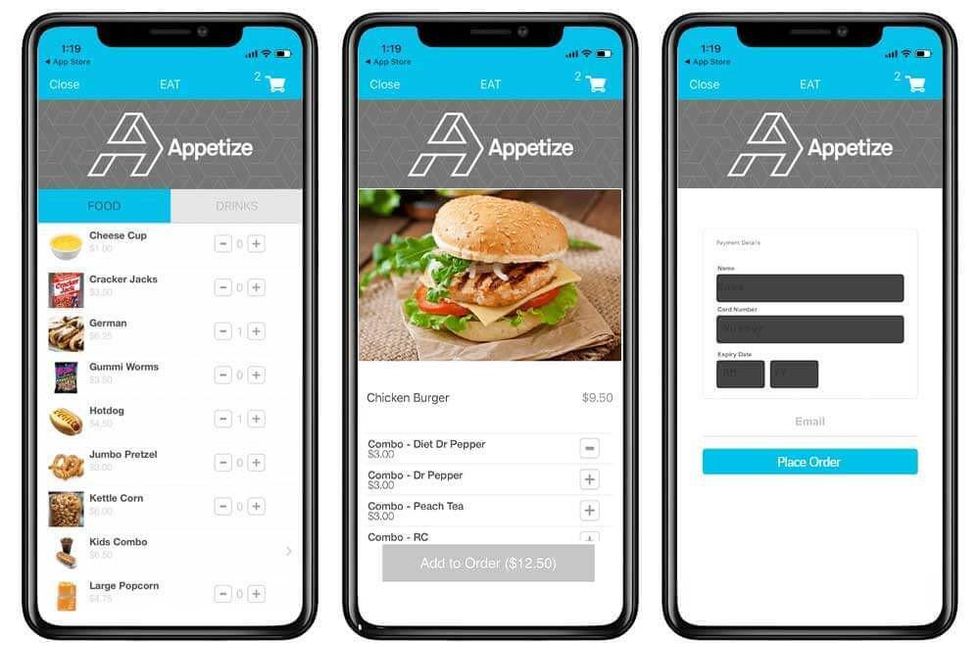 Appetize app