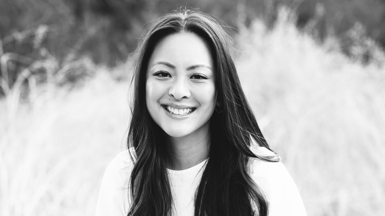 Black and white headshot of Amy Liu