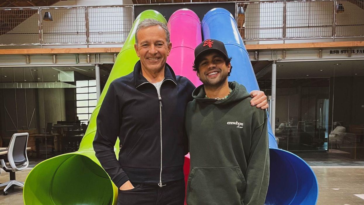 Bob Iger and Genies founder and CEO Akash Nigam.