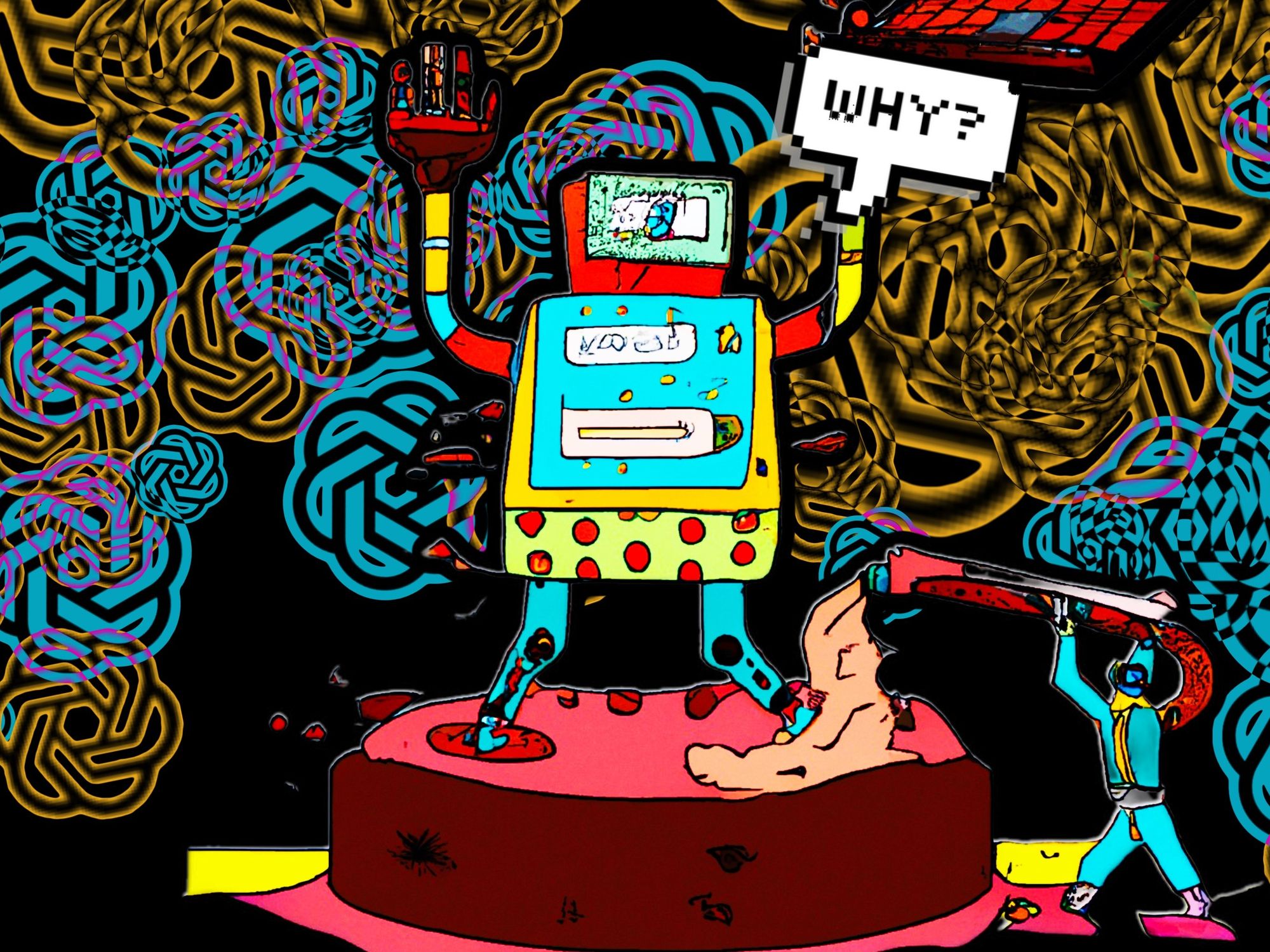 Mr Doodle on X: Presenting… 'Doodle x PAC-MAN' my collaboration