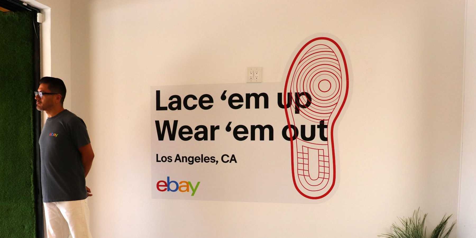 eBay’s Wear ‘Em Out pop-up store opened its doors on Fairfax for Memorial Day weekend.