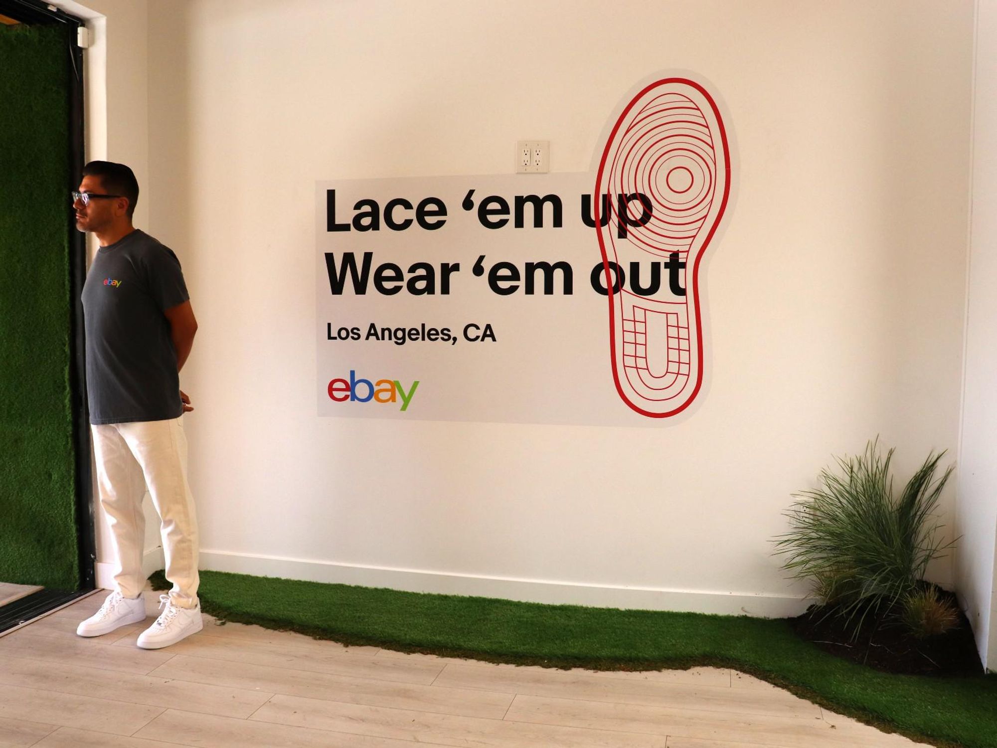 eBay’s Wear ‘Em Out pop-up store opened its doors on Fairfax for Memorial Day weekend.