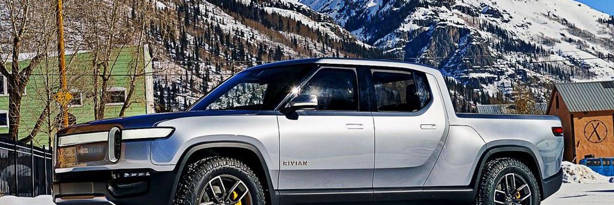 Rivian Banking on Solar Energy To Power Its EV Chargers