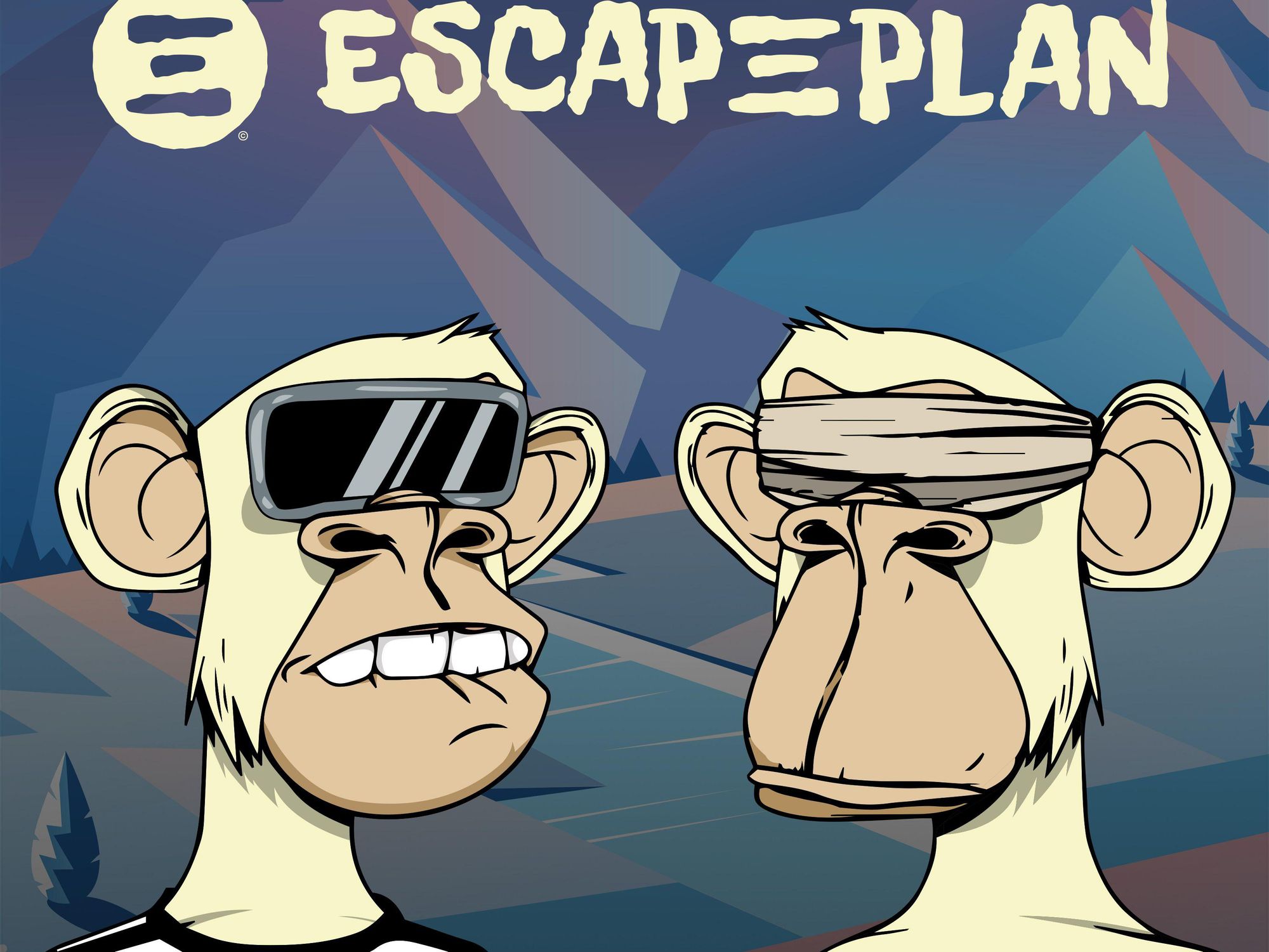 ​Escapeplan, a DJ and producer comprised of two acres from Bored Ape Yacht Club.