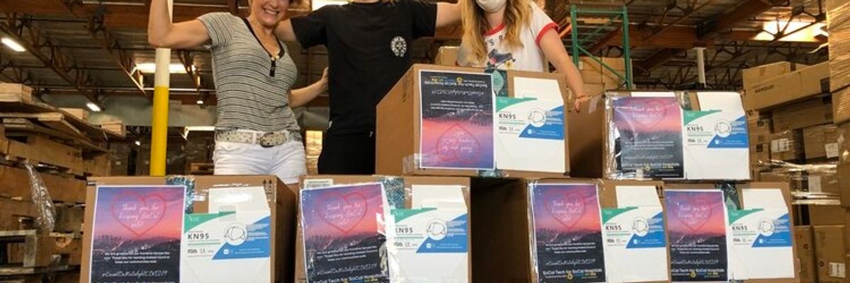 Warehouse from Outer, Trucks From Clutter, Logistics From Well Health. How L.A. Startups Are Collaborating to Get Aid To Local Hospitals