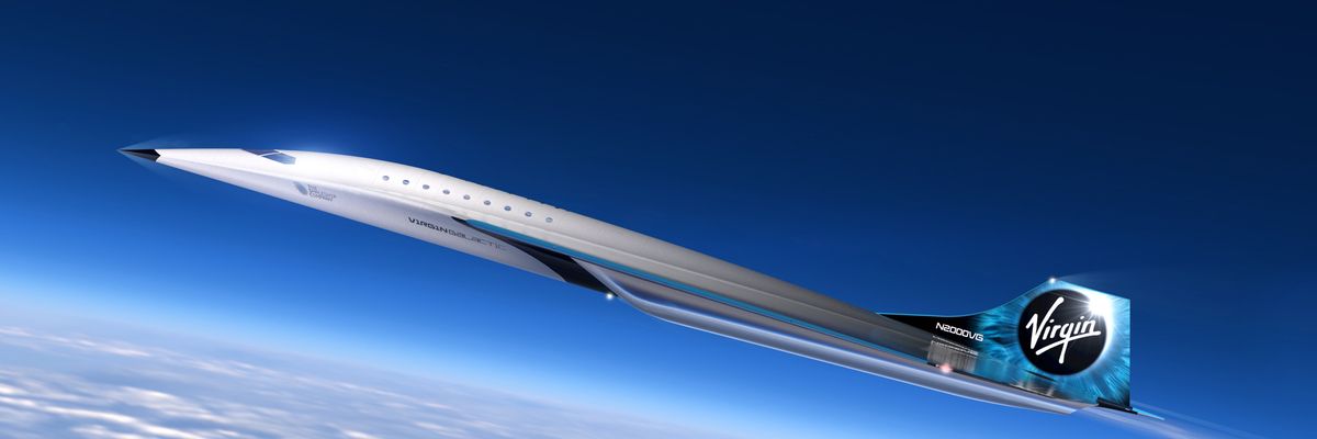 Virgin Galactic's Offers First Look at its Supersonic Airplane Concept