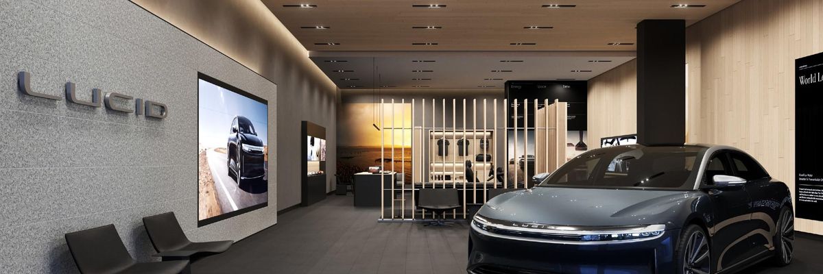 Lucid showroom