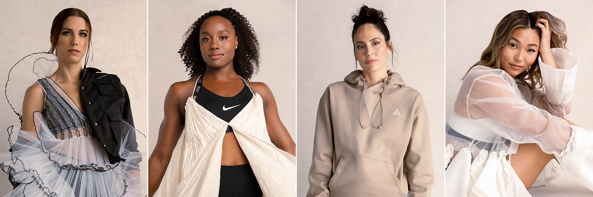 TOGETHXR was founded by Olympic atheletes Alex Morgan, Chloe Kim, Simone Manuel and Sue Bird.
