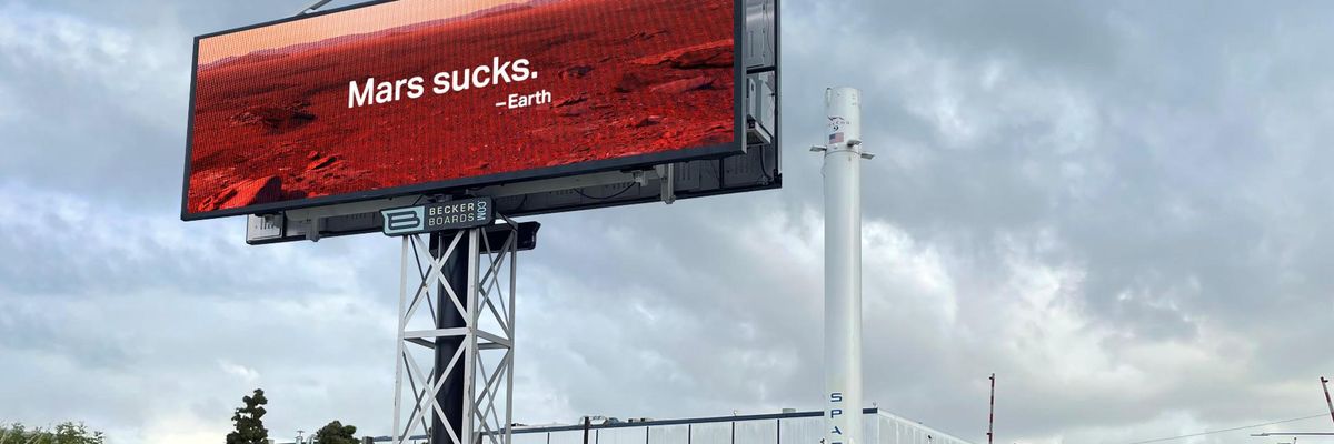 Mars Sucks: Why an LA Ad Agency Trolled Elon Musk on Earth Day