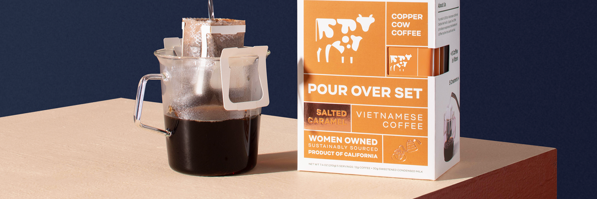 Move Over, Nespresso Pods. Copper Cow Coffee Scales Up Pour-Over Vietnamese Coffee