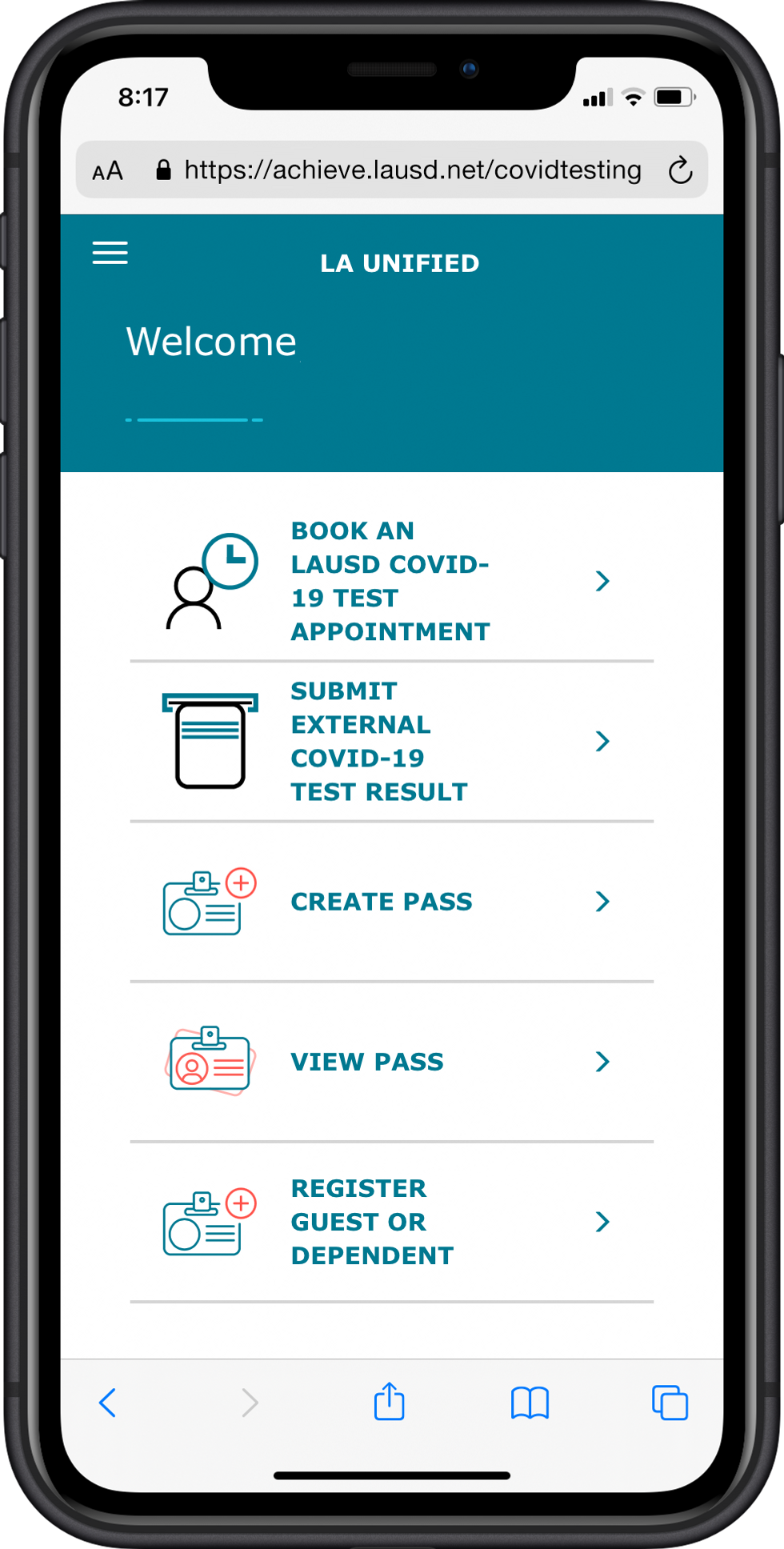 LAUSD's Daily Pass app