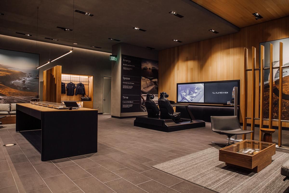 Lucid showroom