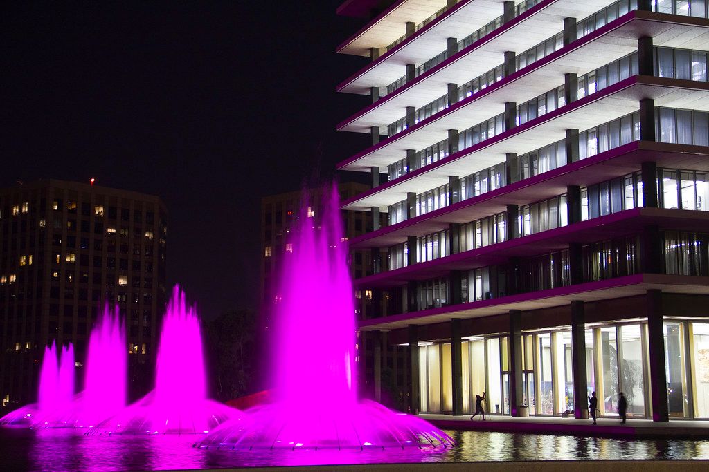 The Los Angeles Department of Water and Power building