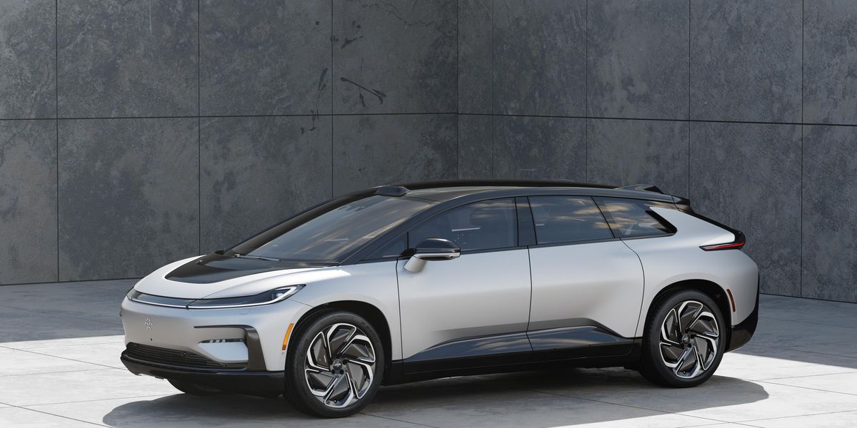 Faraday Future's FF 91 electric vehicle.