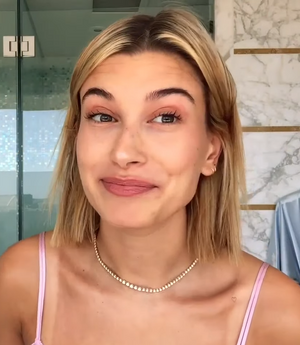 Hailey Bieber's Date Night Skin Care & Makeup Routine