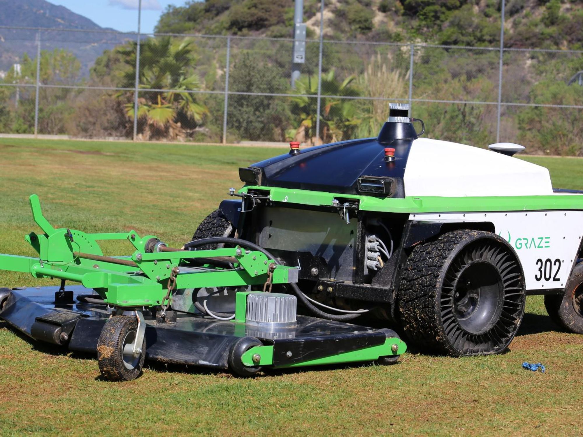 Graze electric autonomous lawn mower