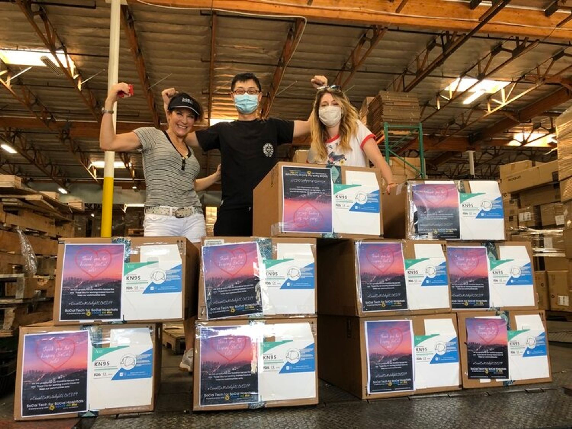 Warehouse from Outer, Trucks From Clutter, Logistics From Well Health. How L.A. Startups Are Collaborating to Get Aid To Local Hospitals