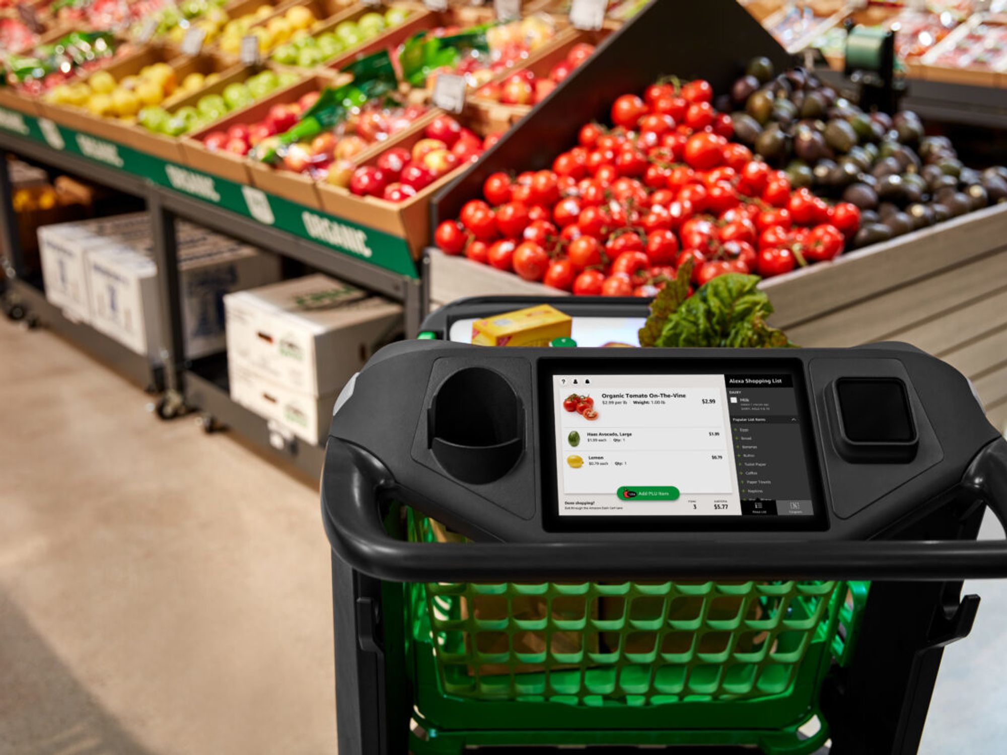 Amazon's New Smart Grocery Cart Will Debut in Woodland Hills