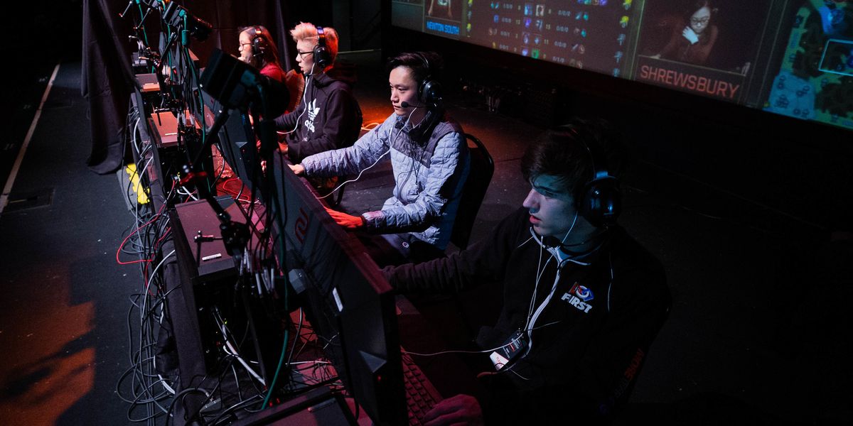 Playvs Logo PlayVS Esports League is Growing as High School Sports Pause - dot.LA