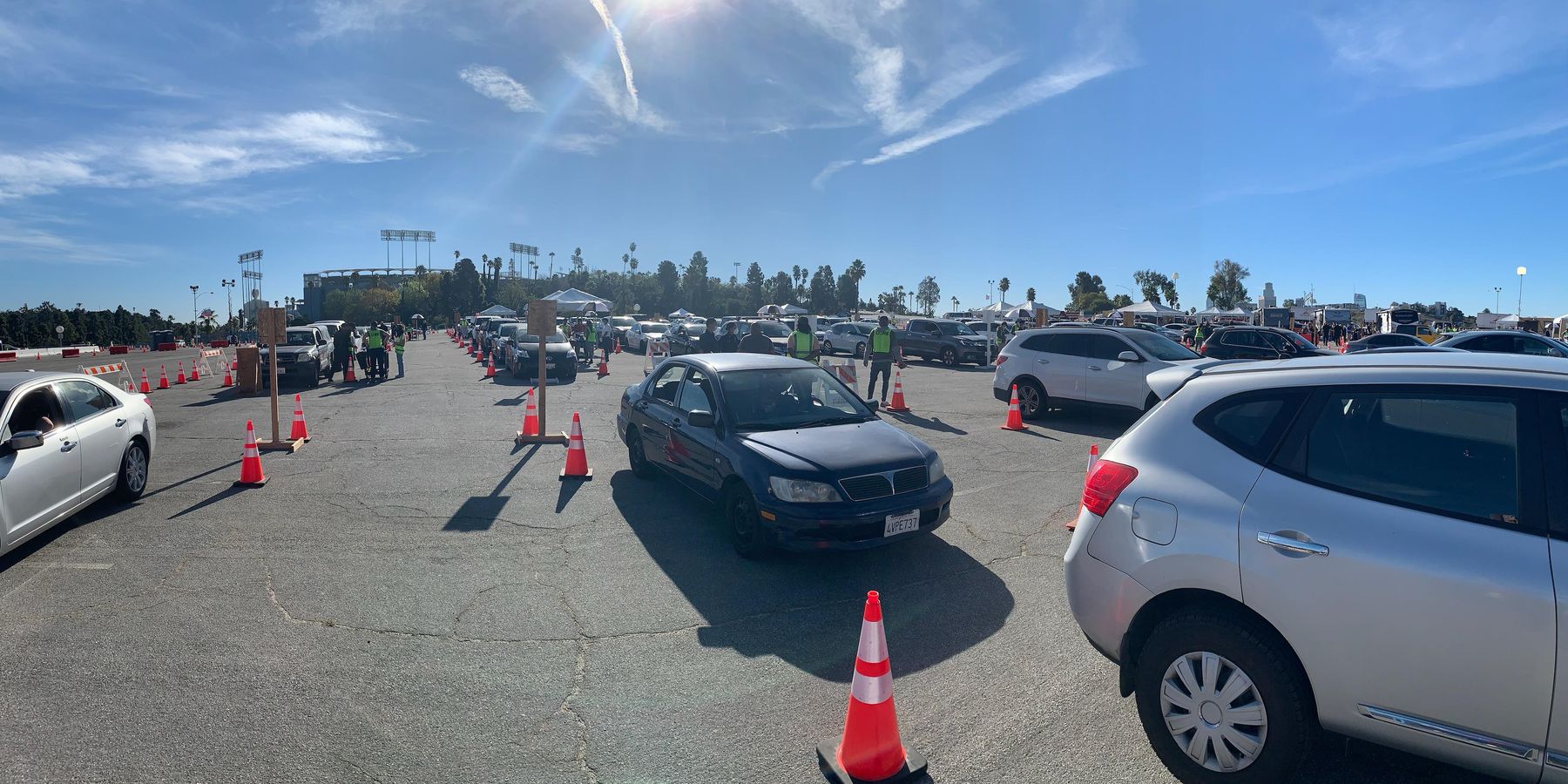 Dodger Stadium Readies for Mass Vaccination