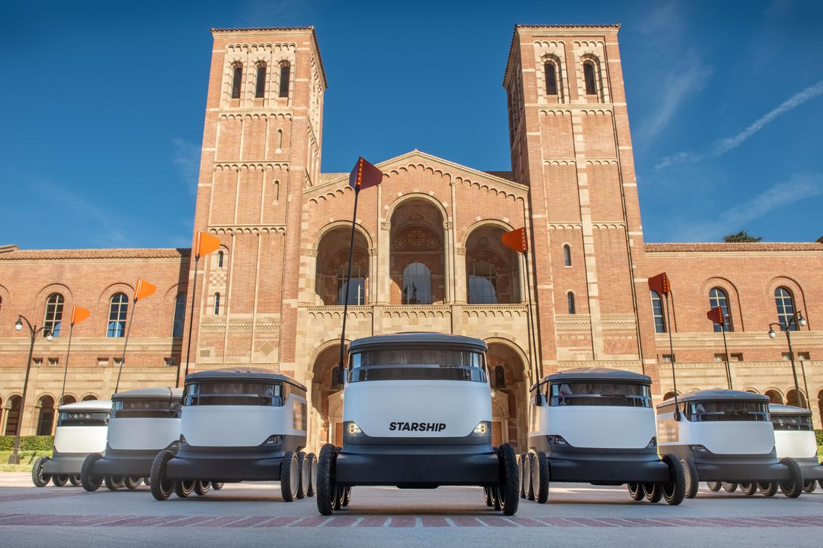 Food Delivery At UCLA, Robots Are Delivering Groceries, Pizza and Coffee - dot.LA