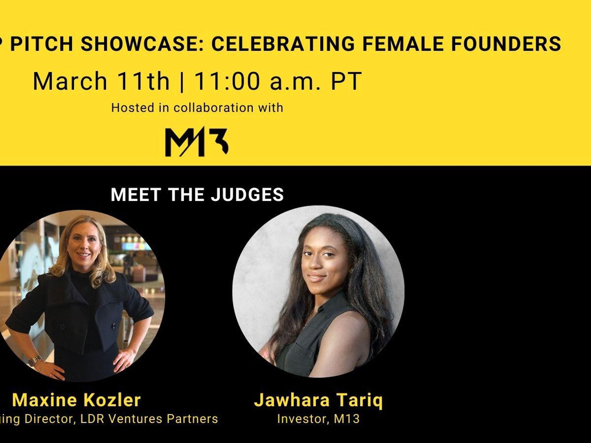 Watch: Our Startup Pitch Showcase Featuring Female Founders