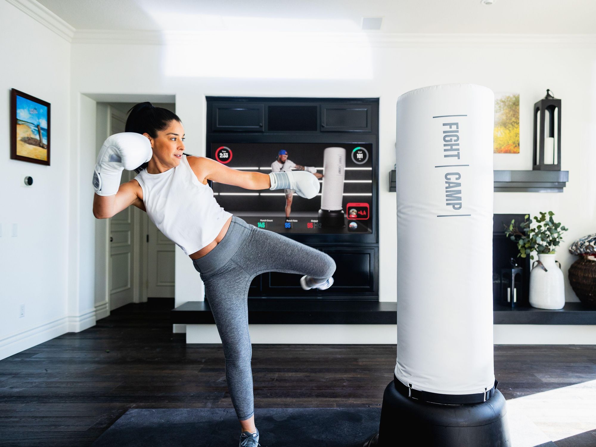 Costa Mesa-based FightCamp Now Lets Users Spar Virtually