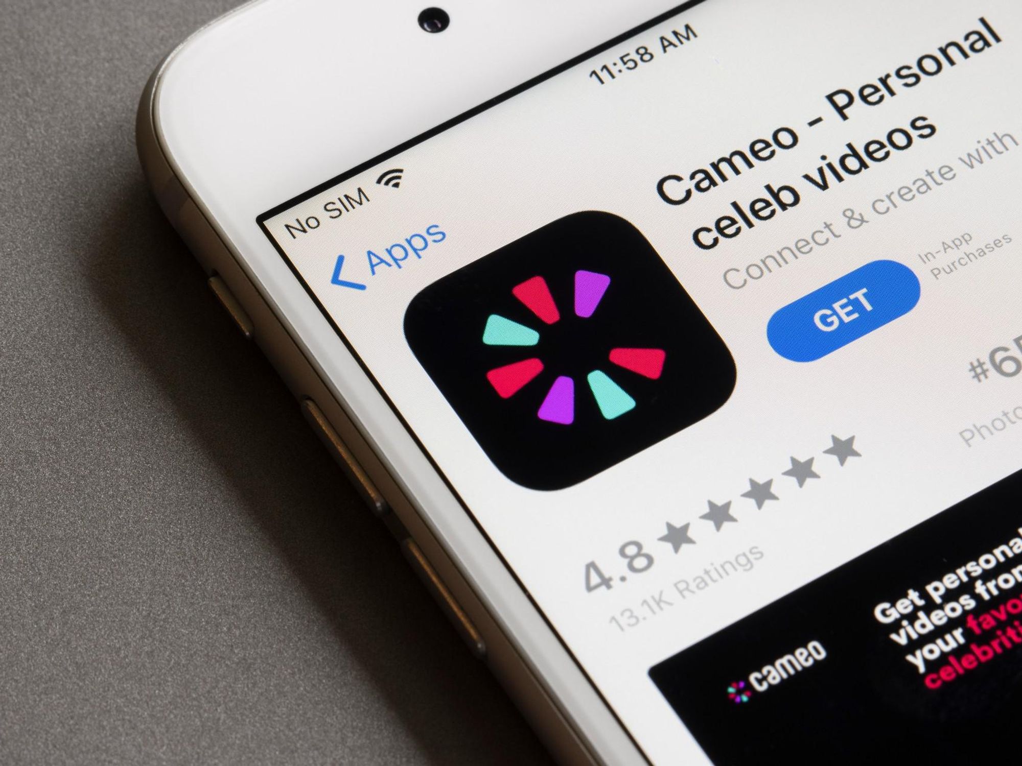 Celebrity Shout-Out App Cameo Buys Merch Maker Represent