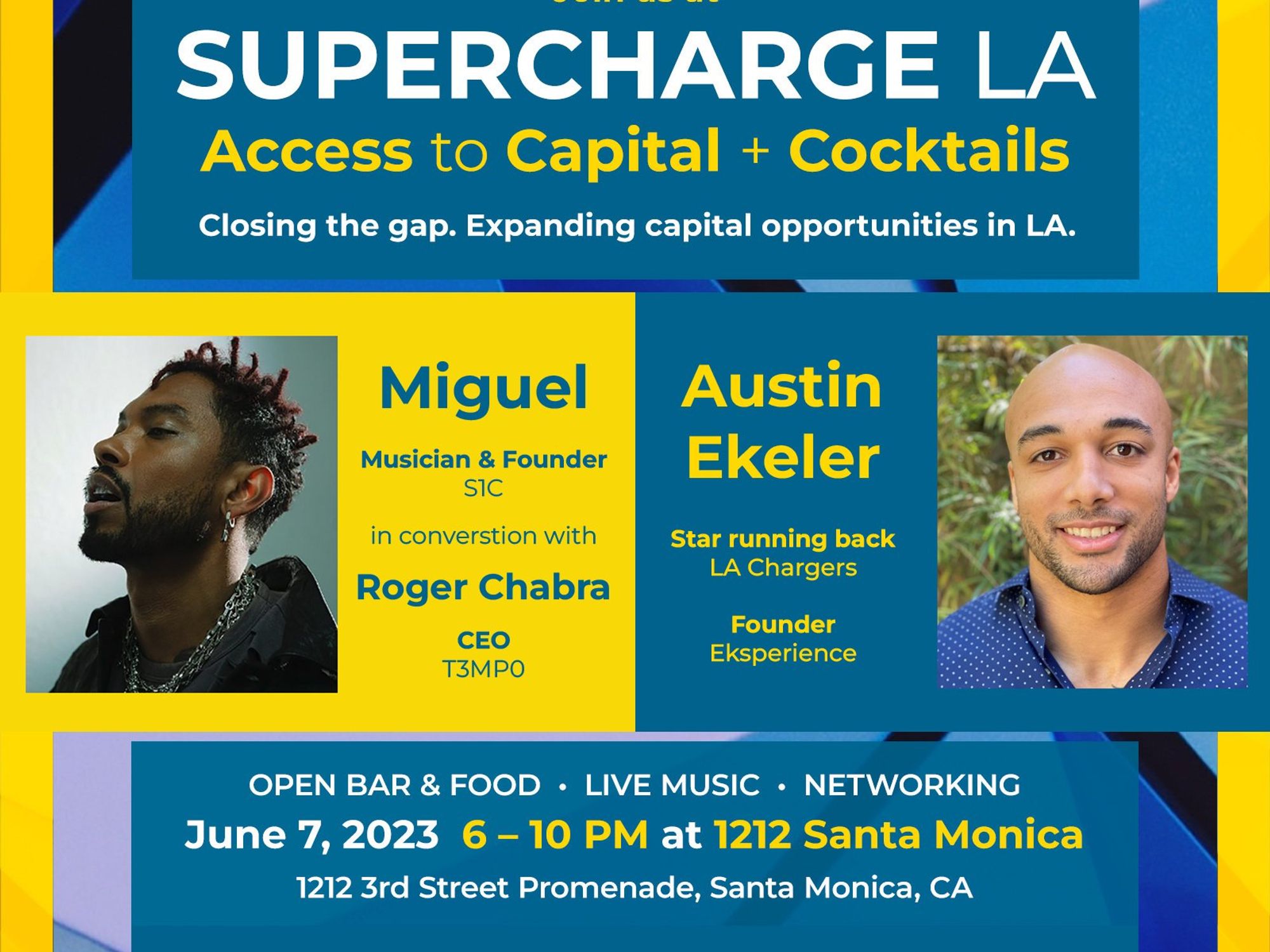 SUPERCHARGE LA: Access to Capital & Cocktails (LA TECH WEEK)