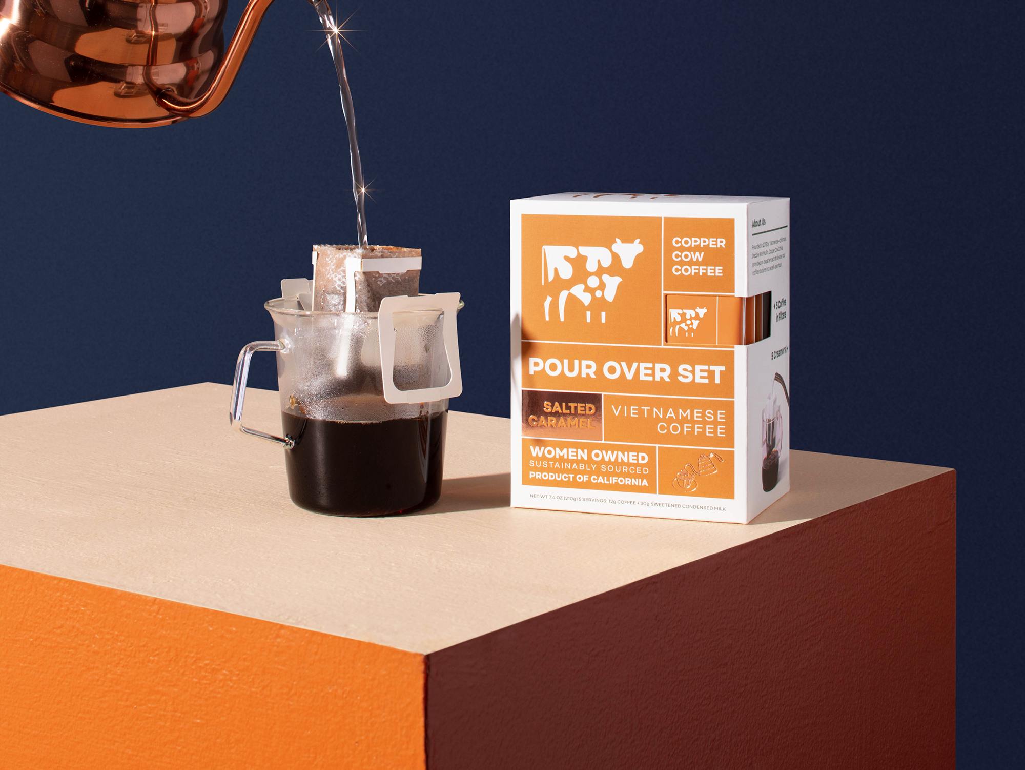 Move Over, Nespresso Pods. Copper Cow Coffee Scales Up Pour-Over Vietnamese Coffee