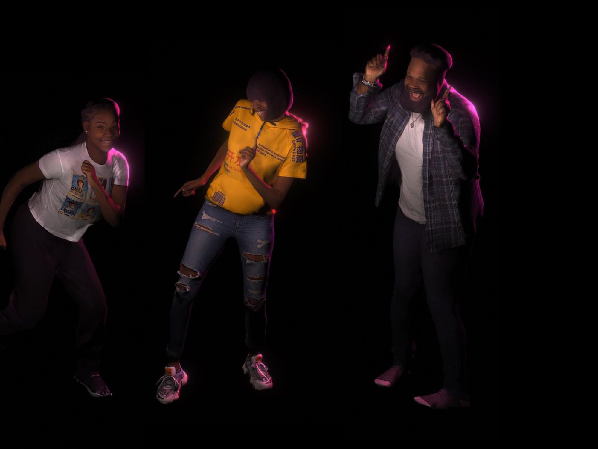 Jadu Juneteenth dance holograms