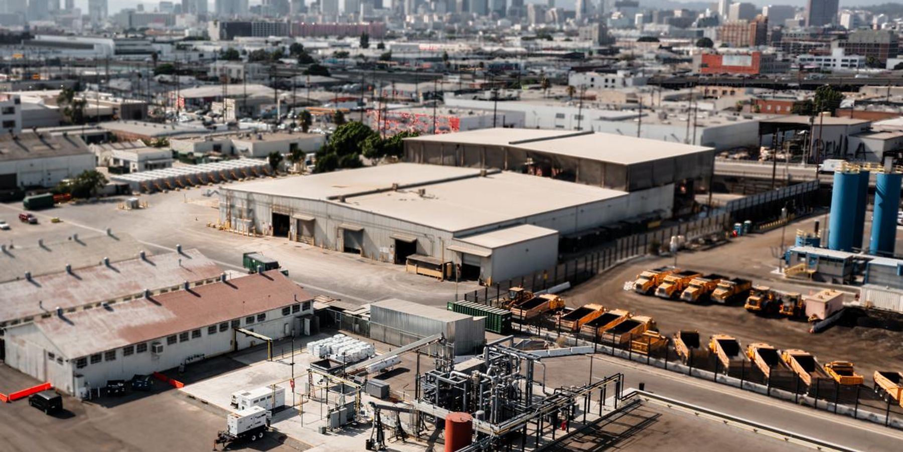 Kore Infrastructure's pyrolysis facility in Downtown Los Angeles.