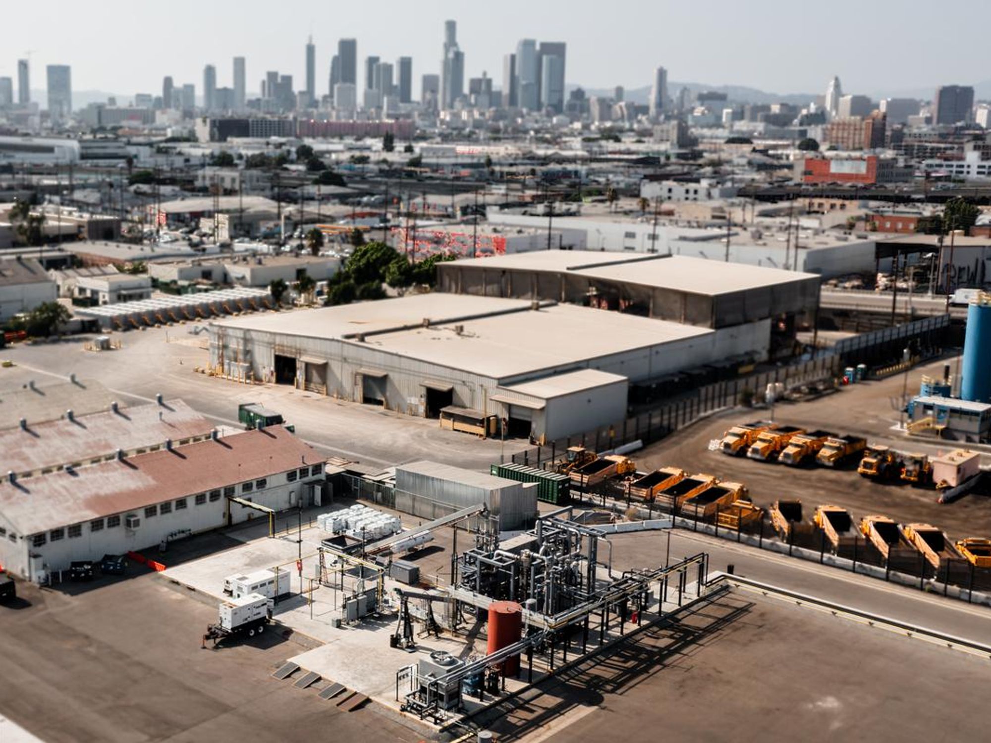 Kore Infrastructure's pyrolysis facility in Downtown Los Angeles.