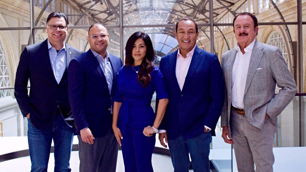 Left to right: Gary Acosta, Kennie Blanco, Laura Moreno Lucas, Oscar Munoz and Sol Trujillo