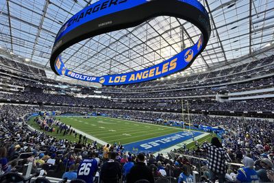 ​SoFi Stadium’s 70,000-square-foot circular video board is dubbed the “Infinity Screen."