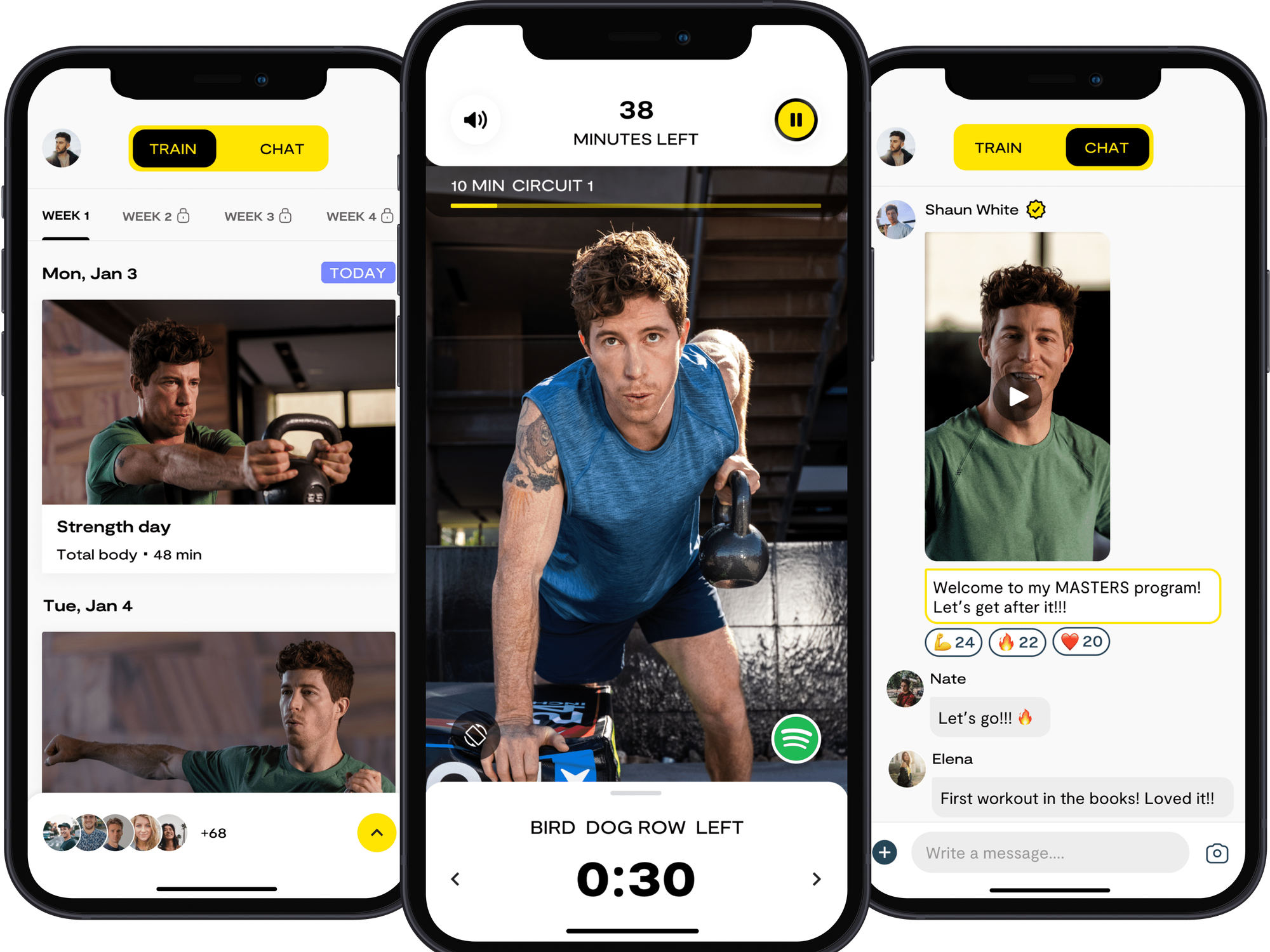 New fitness app Masters brings workouts ran by pro athletes.