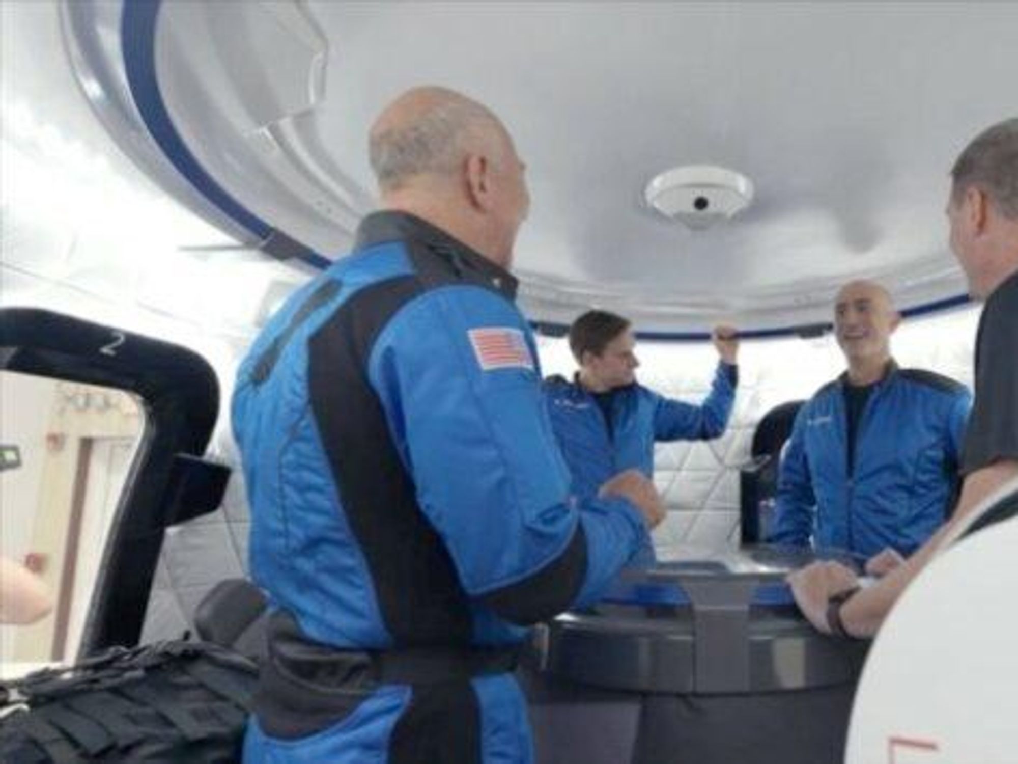 Jeff Bezos Says That He’s Excited, but Not Nervous, on the Eve of His Suborbital Spaceflight