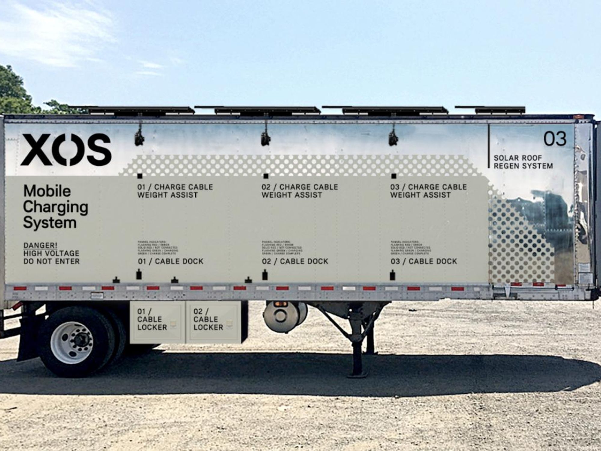 Xos Launches a Mobile Charging Station For Electric Truck Fleets