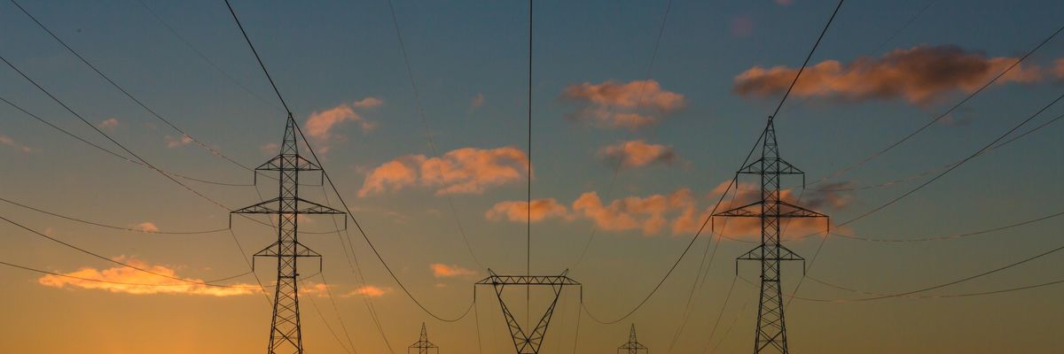 photo of truss towers