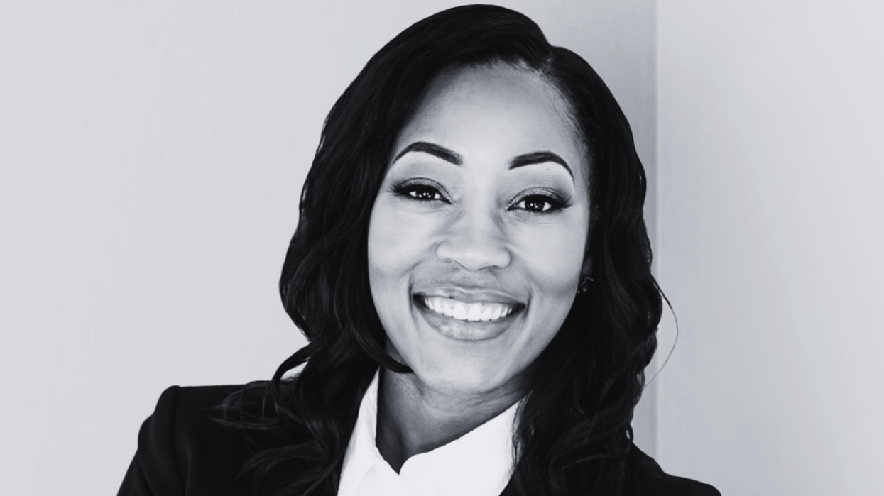 Shiloh Johnson in a suit