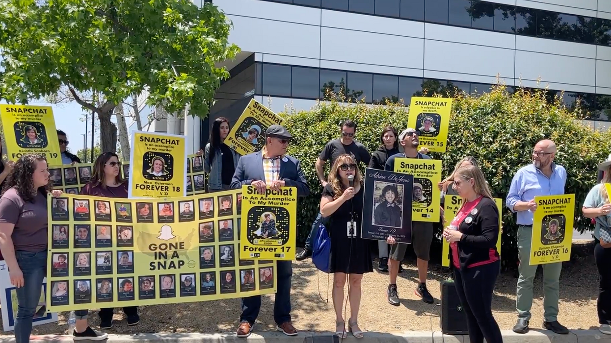 ‘Snapchat Is the Gun That’s Delivering the Bullet to Our Children.’ Inside a Social Media Safety Rally Outside Snapchat HQ