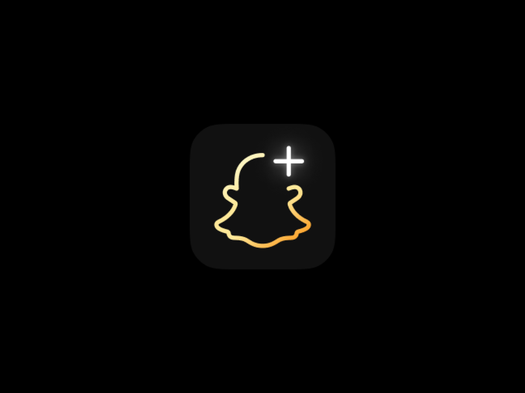 Snapchat Plus Logo.