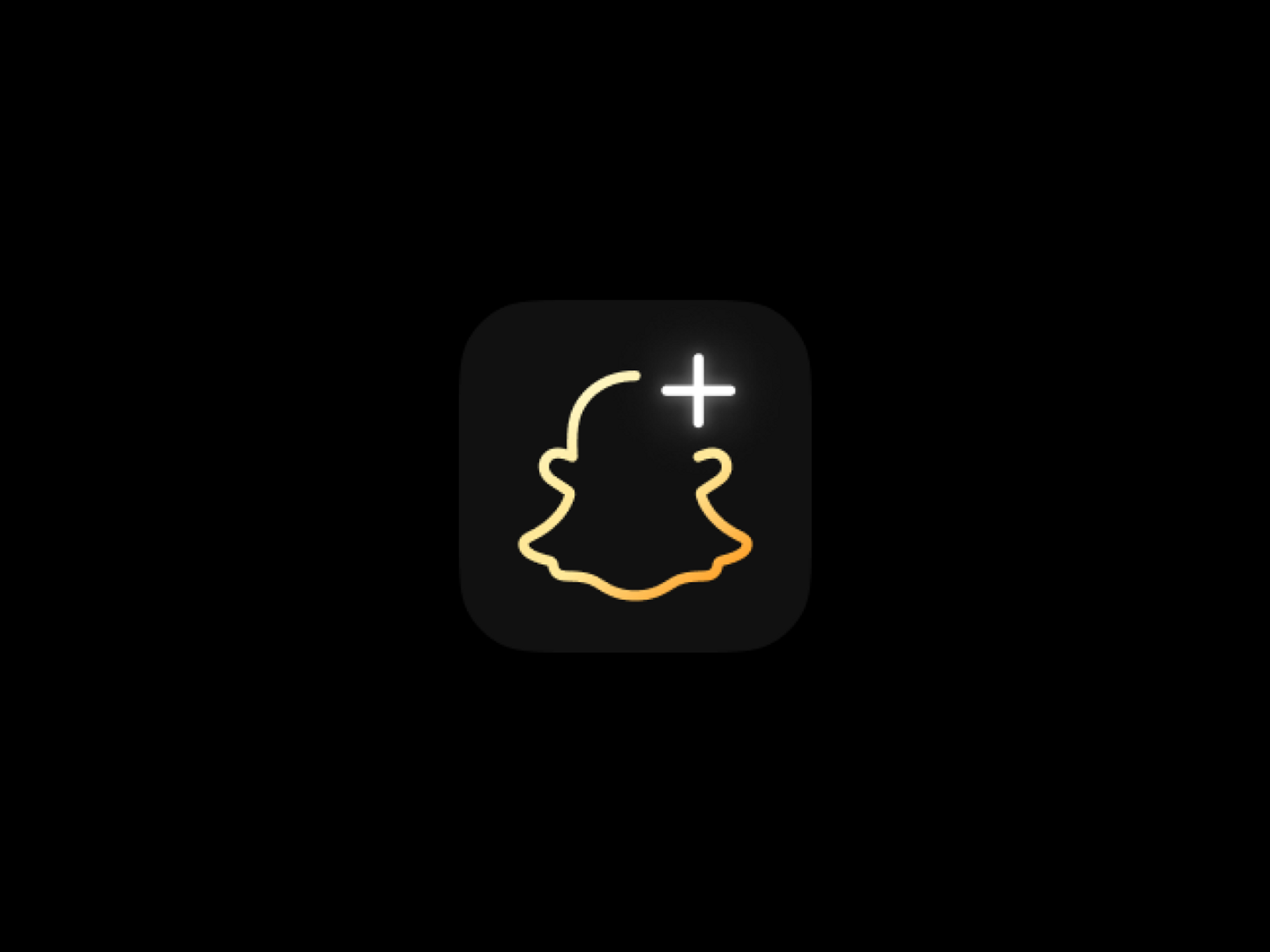 Snapchat Plus Logo. 