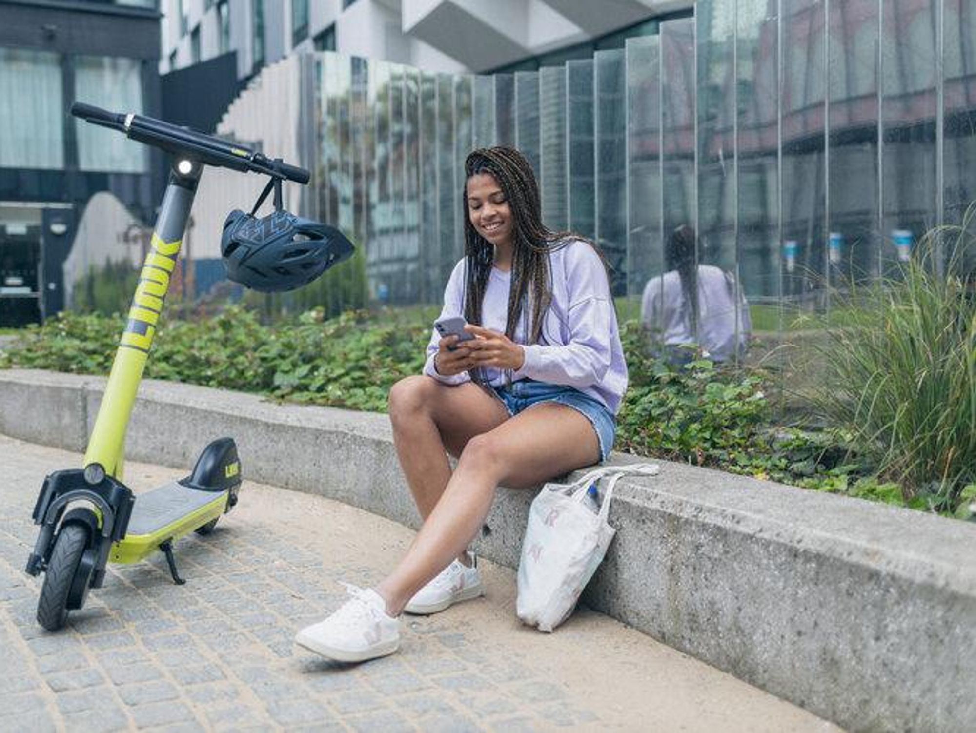 Superpedestrian LINK scooters