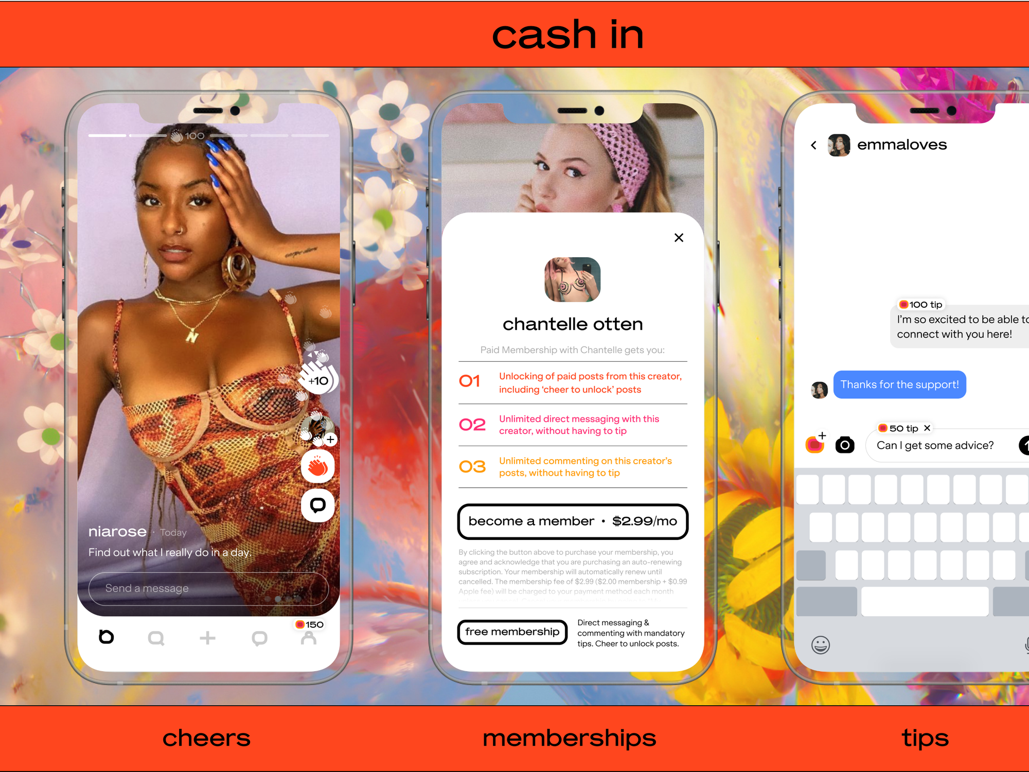 The interface for the Sunroom app.