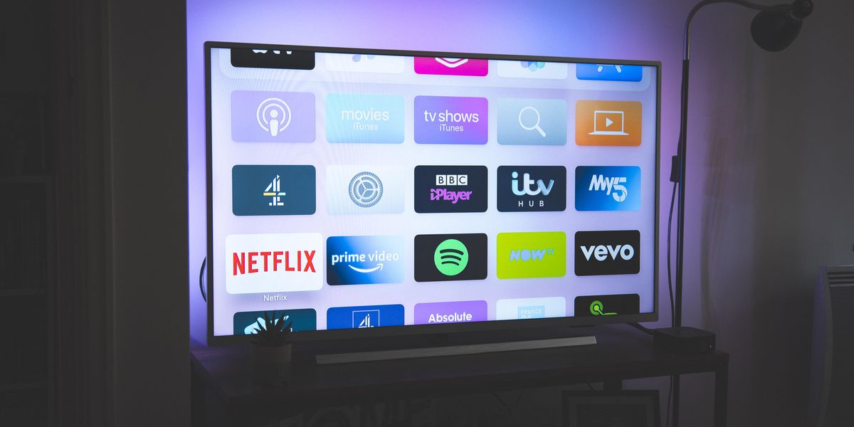 TV with multiple apps 