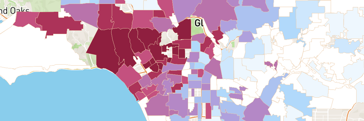 USC Maps LA's Known COVID-19 Cases By Neighborhood
