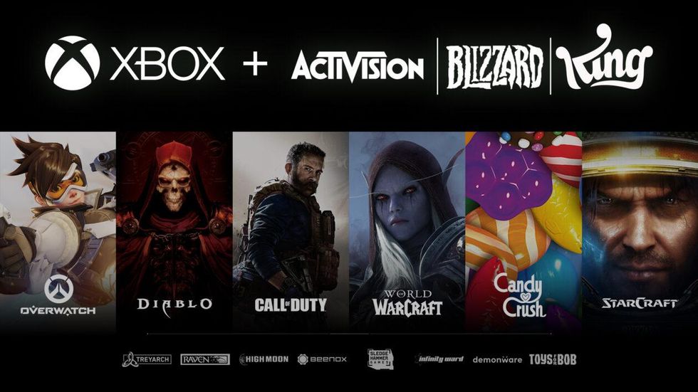 Xbox\u2019s various game developers it now owns: Activision, Blizzard and King.